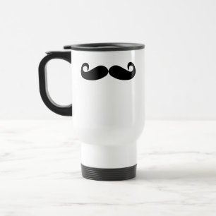 Tasse de voyage de moustache (pour des righties)