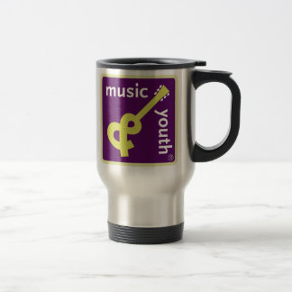 Tasse de voyage de musique et de jeunesse