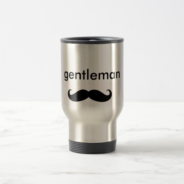 tasse de voyage de mustashe de monsieur (Centre)