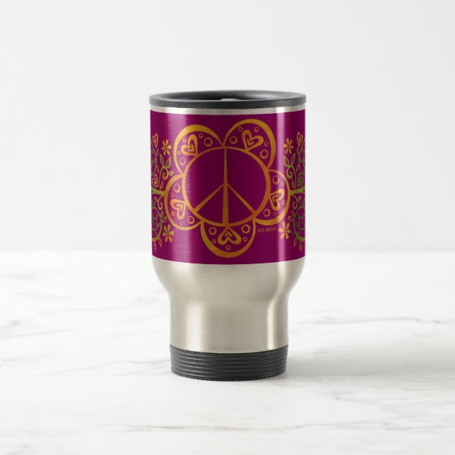 Tasse de voyage de PAIX (Centre)