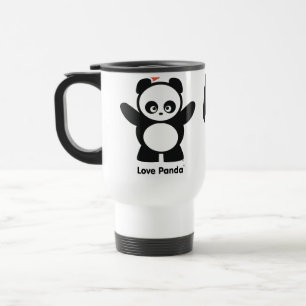 Tasse de voyage de Panda® d'amour