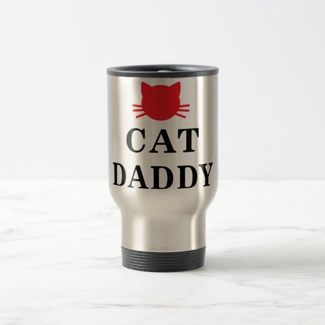 Tasse de voyage de papa de chat (Centre)