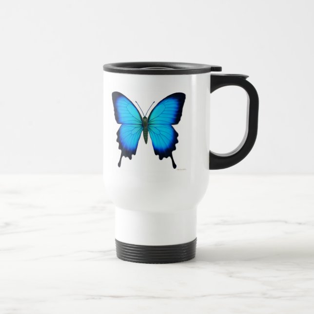 Tasse de voyage de papillon de Papilio Ulysse (Droite)