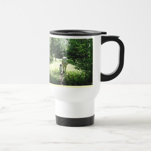 Tasse de voyage de père et de fille (Droite)