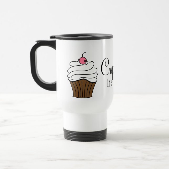 Tasse de voyage de petit gâteau (Gauche)