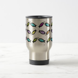 Tasse de voyage de poissons