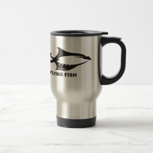Tasse de voyage de poissons de vol