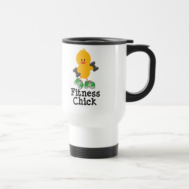 Tasse de voyage de poussin de forme physique (Droite)
