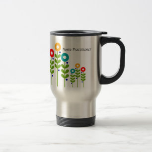 Tasse de voyage de praticienne d'infirmière