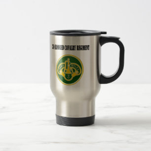 tasse de voyage de régiment de la cavalerie