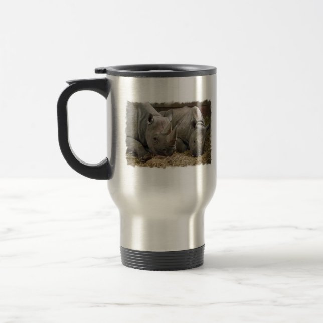 Tasse de voyage de rhinocéros de sommeil (Gauche)