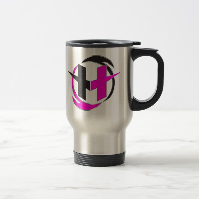 Tasse de voyage de rose de THT (Droit)