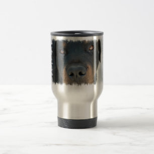 Tasse de voyage de rottweiler