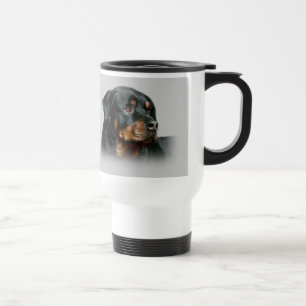 Tasse de voyage de rottweiler
