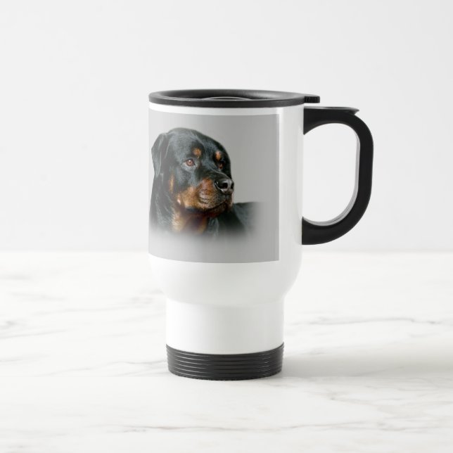 Tasse de voyage de rottweiler (Droite)