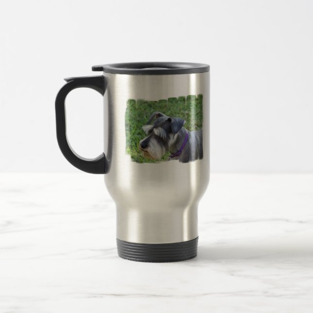 Tasse de voyage de Schnauzer (Gauche)