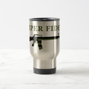 Tasse de voyage de Semper Fidelis M16 modérée
