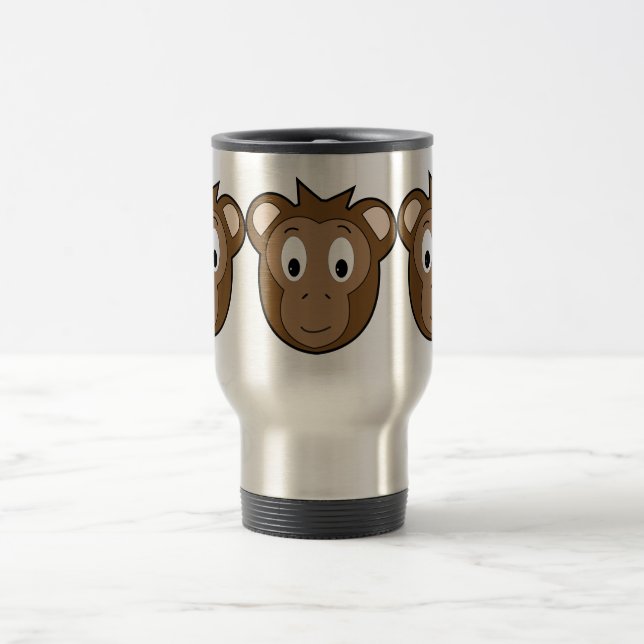 Tasse de voyage de singe (Centre)