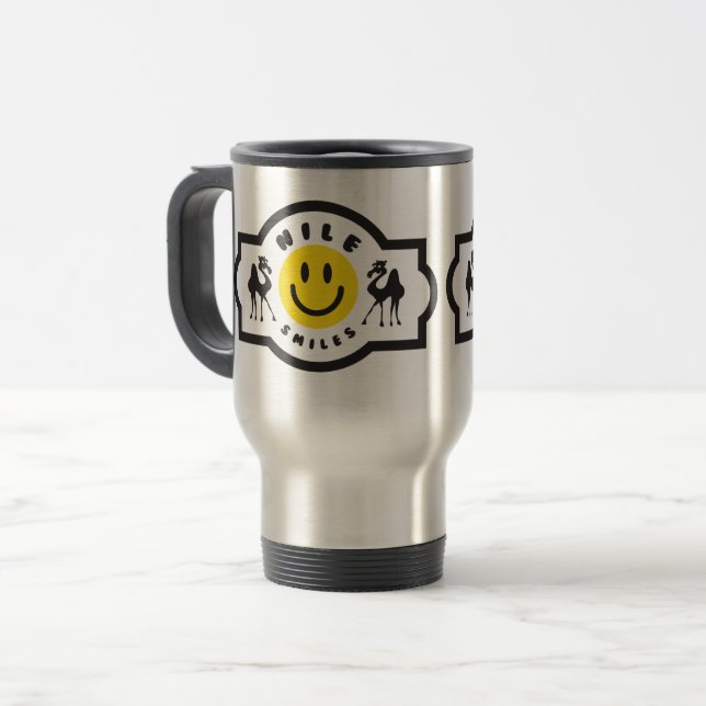 Tasse de voyage de sourires du Nil (Devant gauche)