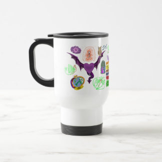 Tasse de voyage de symbologie d'Iphelia