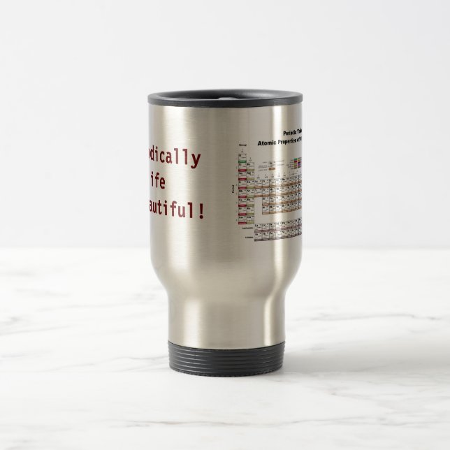 Tasse de voyage de Tableau périodique (Centre)