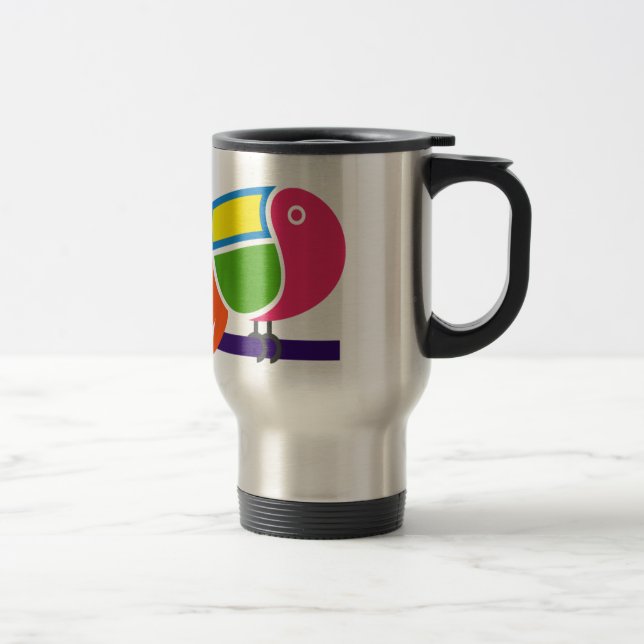 Tasse de voyage de toucan (Droit)