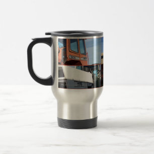 Tasse de voyage de tracteurs