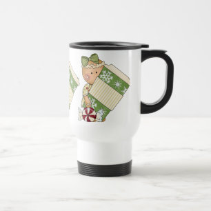Tasse de voyage de vacances de pain d'épice de