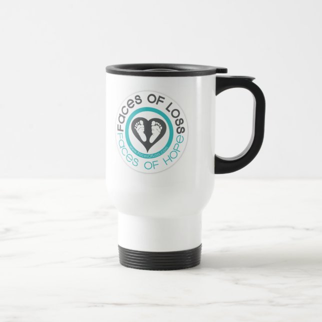 Tasse de voyage de visages (Droite)