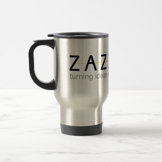 Tasse de voyage de Zazzle (Gauche)