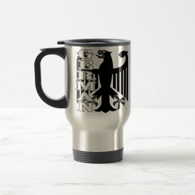Tasse de voyage d'Eagle d'Allemand (Gauche)
