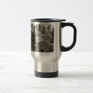 Tasse de voyage d'échecs