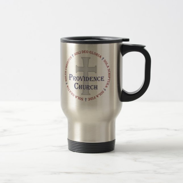 Tasse de voyage d'église de Providence (Droit)