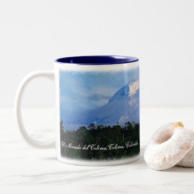 Tasse de voyage d'El Nevado del Tolima Colombie (Avec donut)