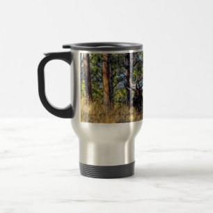 Tasse de voyage d'élans de chute