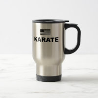 Tasse de voyage des Etats-Unis de karaté