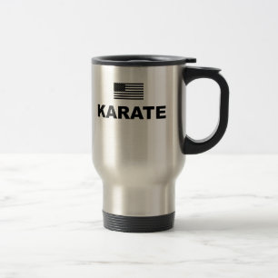 Tasse de voyage des Etats-Unis de karaté