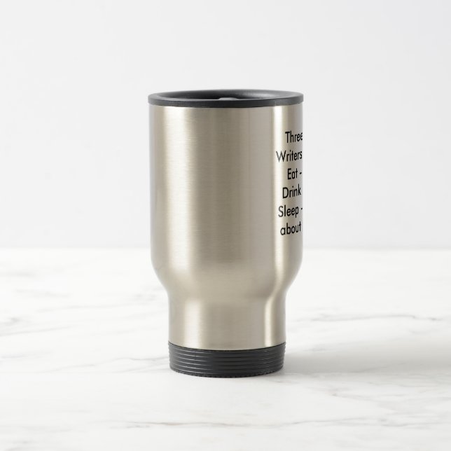 Tasse de voyage des règles de l'auteur trois (Centre)