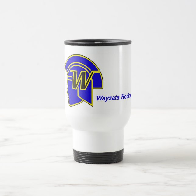 Tasse de voyage d'hockey de Wayzata - café (Centre)