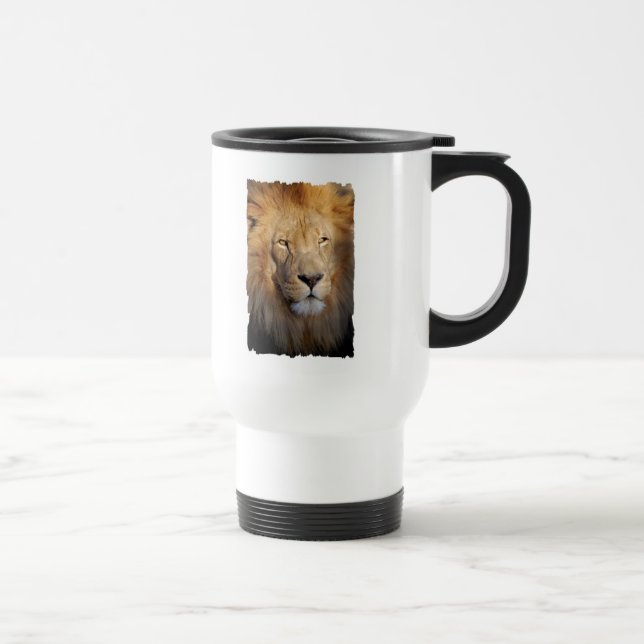 Tasse de voyage d'images de lion (Droite)