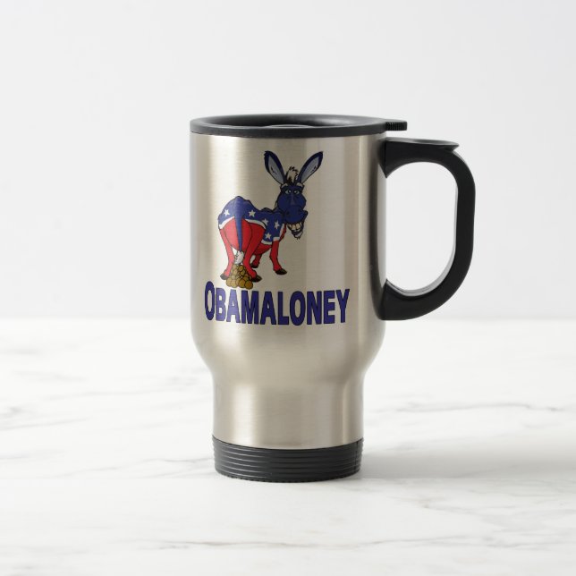 Tasse de voyage d'Obamaloney (Droit)
