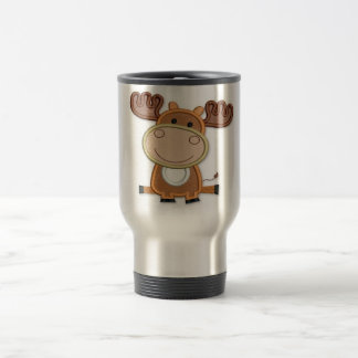 Tasse de voyage d'orignaux