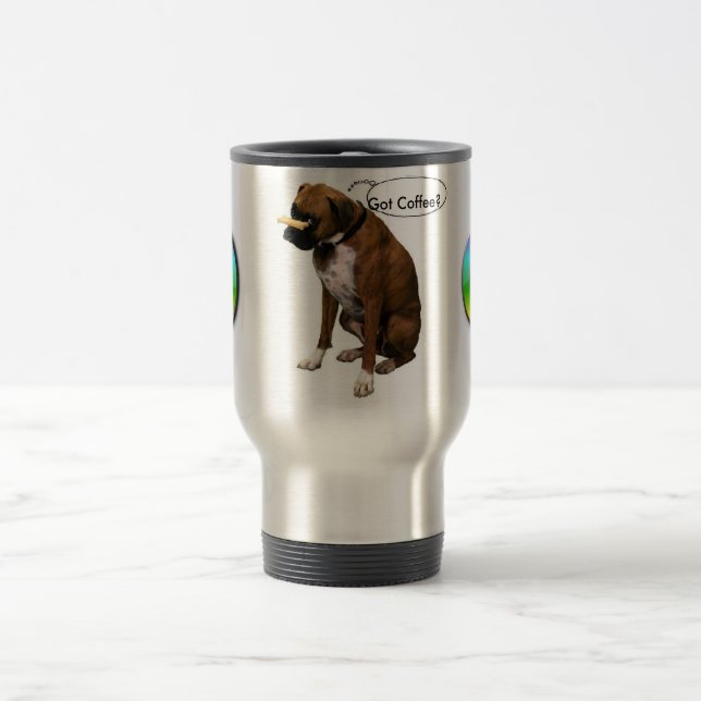 tasse de voyage d'os du chien n de paix (Centre)