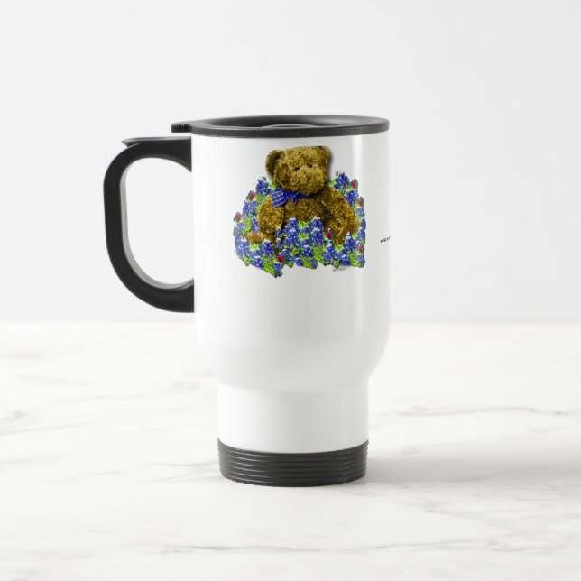 Tasse de voyage d'ours de Bluebonnet (Gauche)