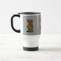Tasse de voyage d'ours de zombi