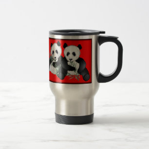 Tasse de voyage d'ours panda