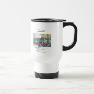 Tasse de Voyage Drôle de Code Téléphonique Bleu De