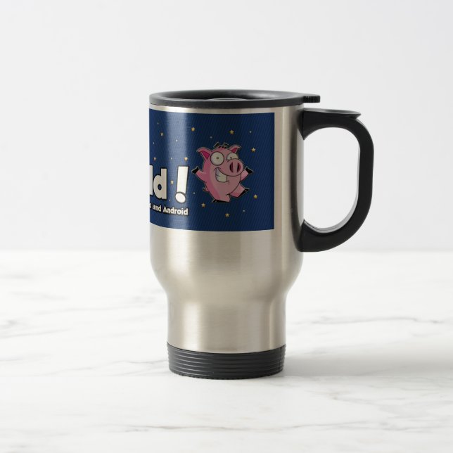 Tasse de voyage du monde de matrices (Droit)