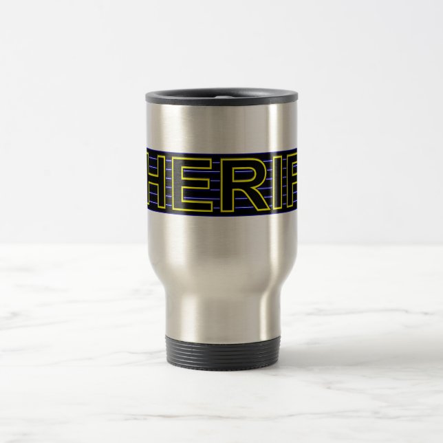 Tasse de voyage du SHÉRIF 3 (Centre)