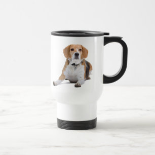 Tasse de voyage en acier inoxydable Love Beagles